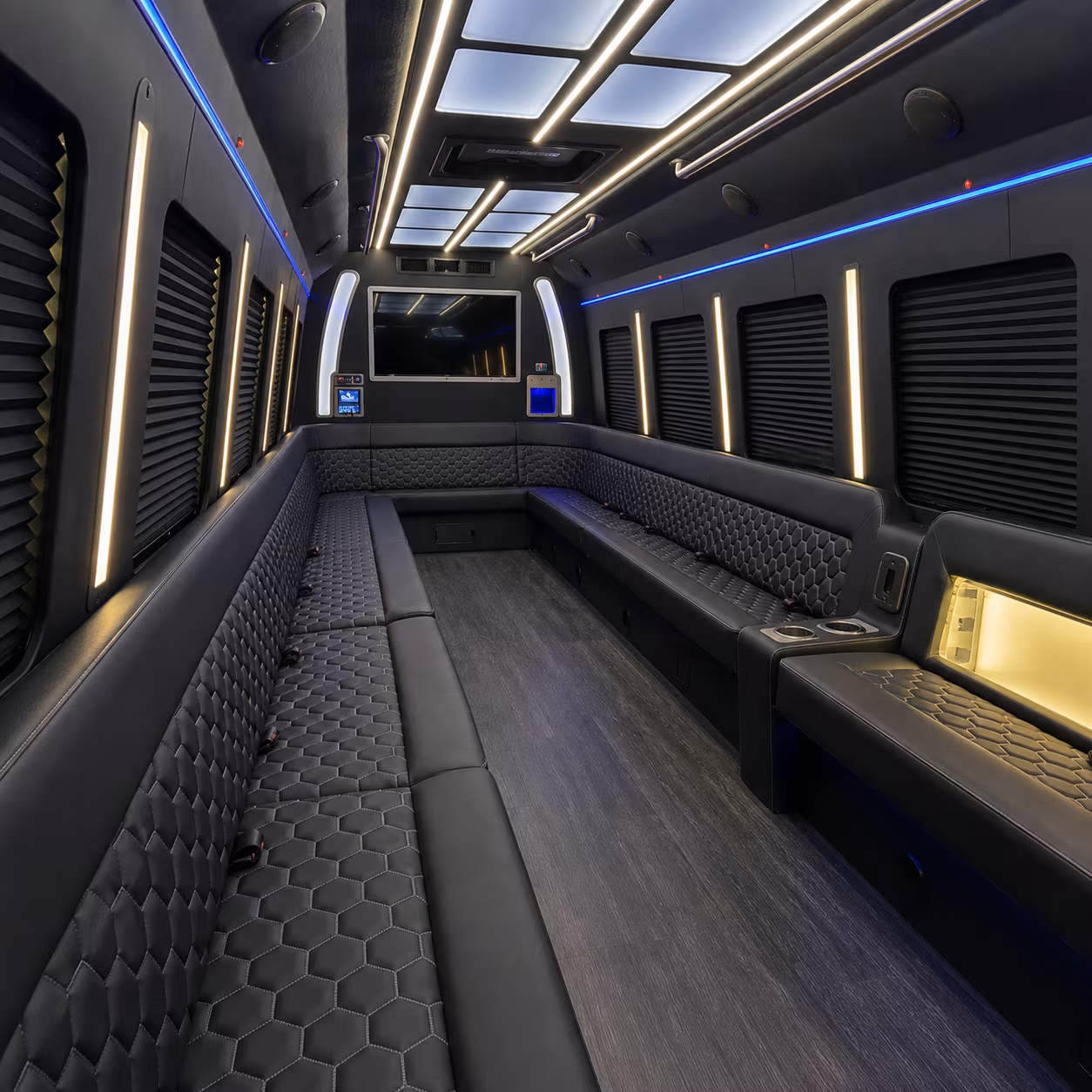 corporate hospitality and client event bus rentals in jersey city