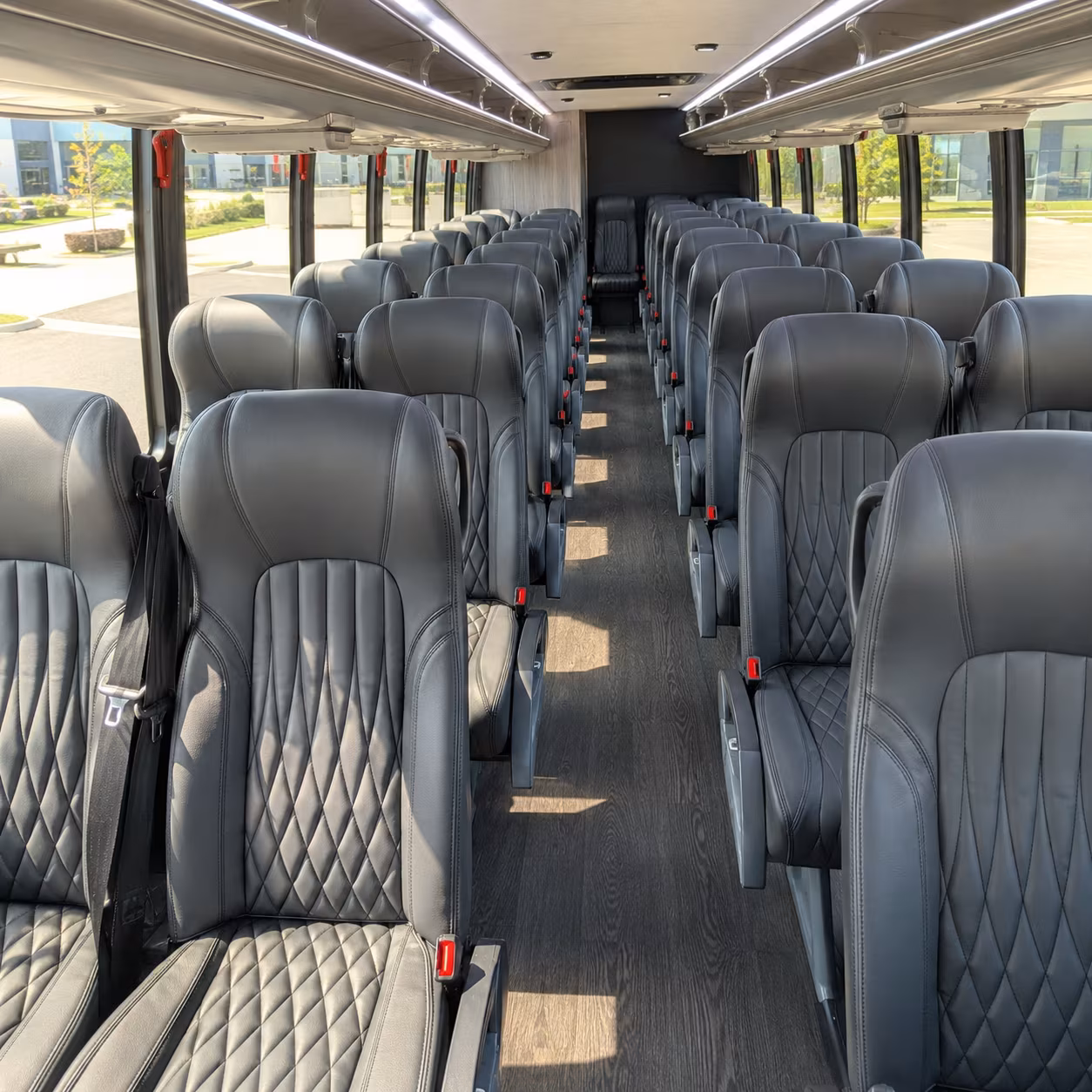 jersey city 30 passenger minibus interior