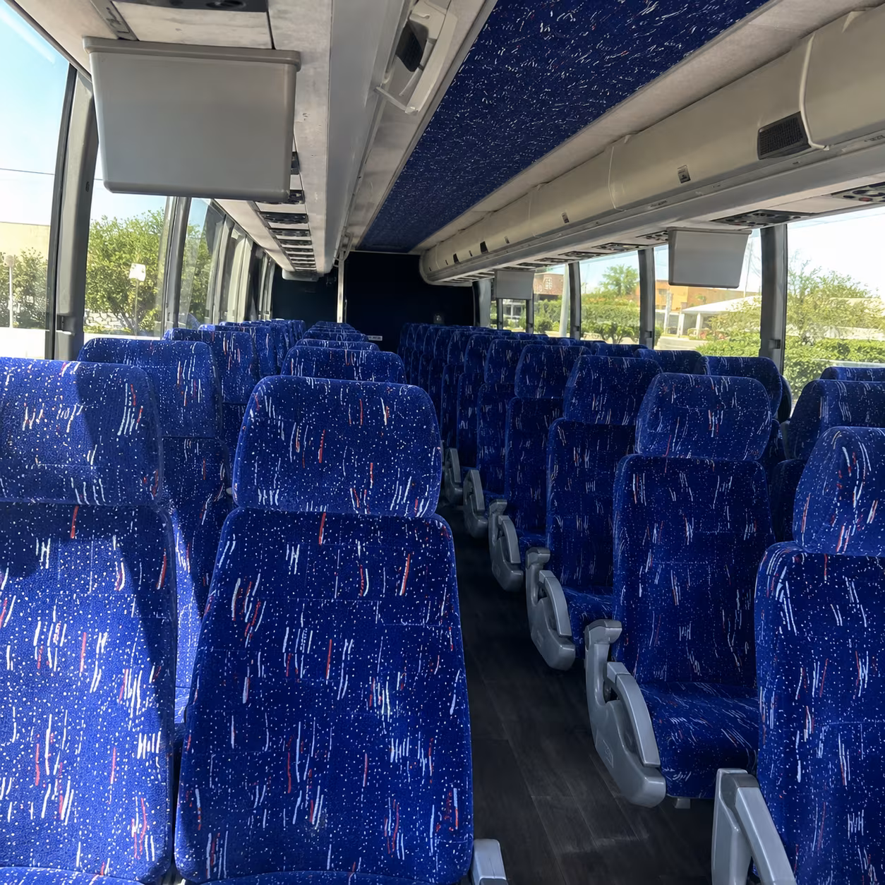 jersey city charter bus interior