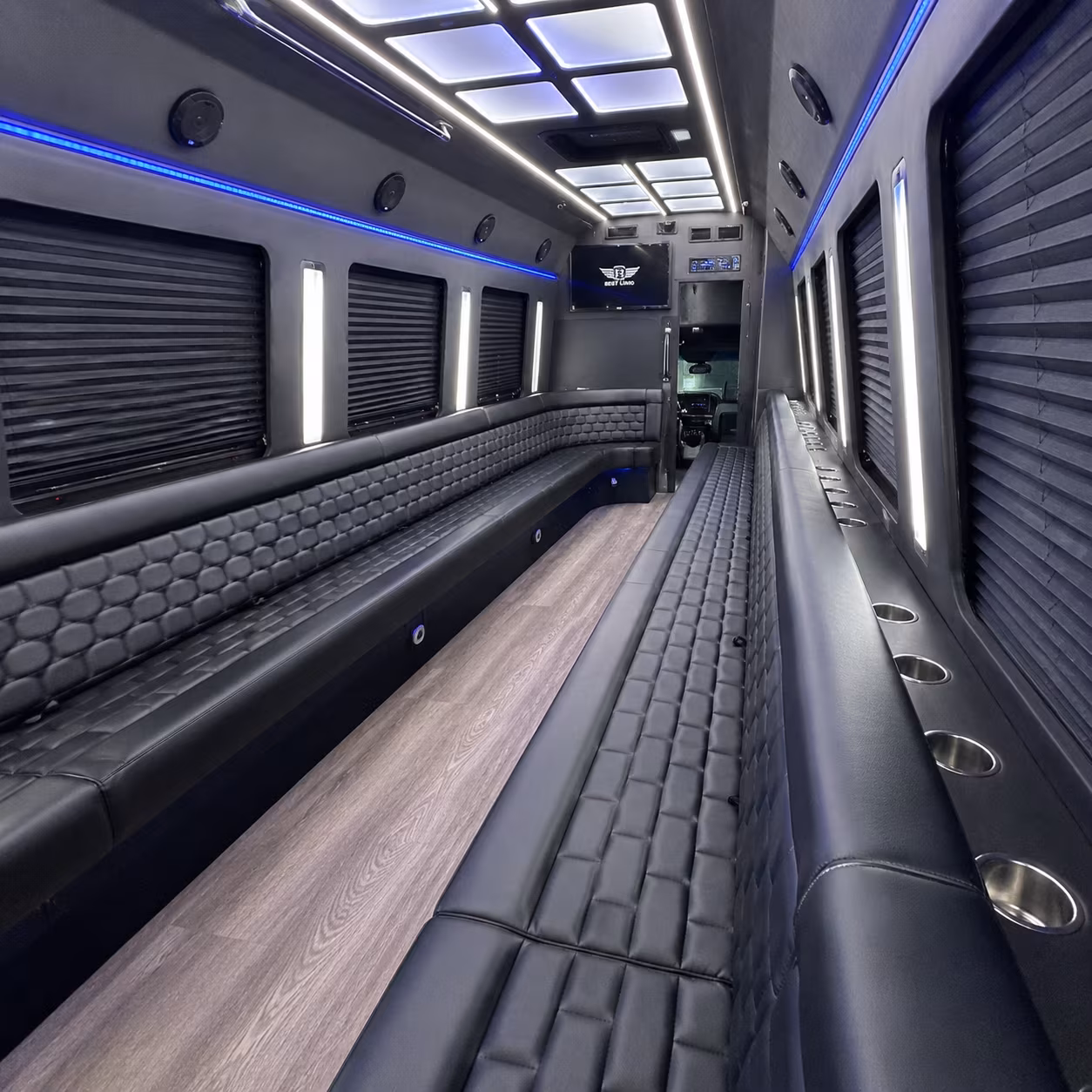 jersey city party bus interior