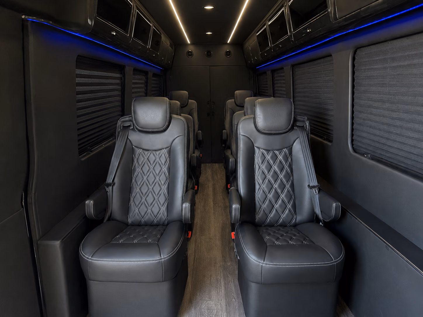 jersey city sprinter van with driver inside