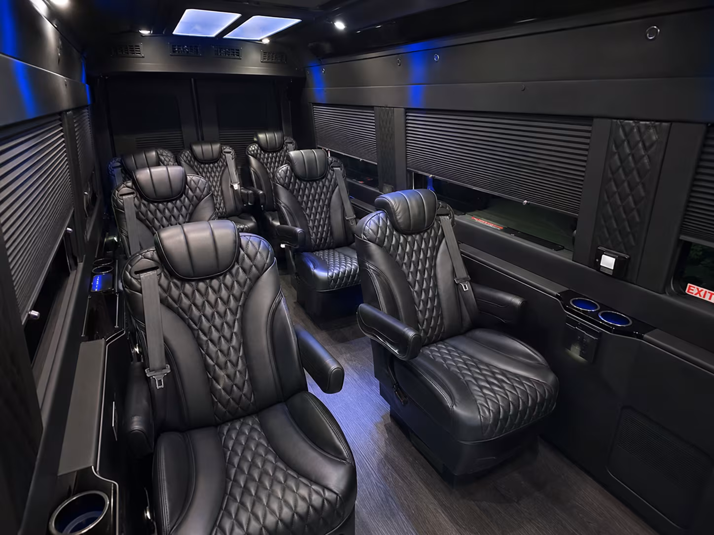 jersey city sprinter van with driver interior
